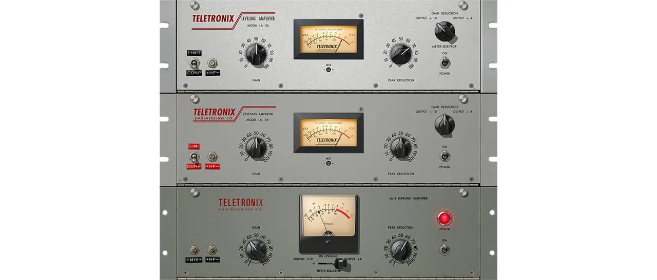 Interface du compresseur Universal Audio Teletronix LA-2A